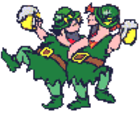 Those dancing leprechauns